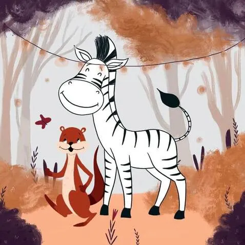 Come With Me, Zebedee! illustration by KD Prime Publishers